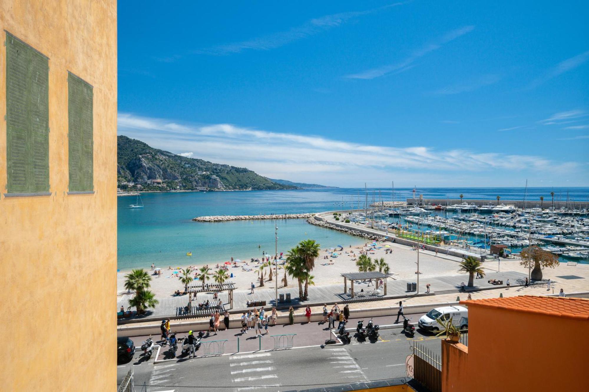 Les Sablettes - Bord De Mer - Vieille Ville - Parking Prive Menton Buitenkant foto